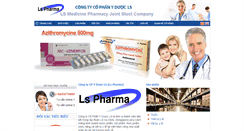 Desktop Screenshot of lspharma.net